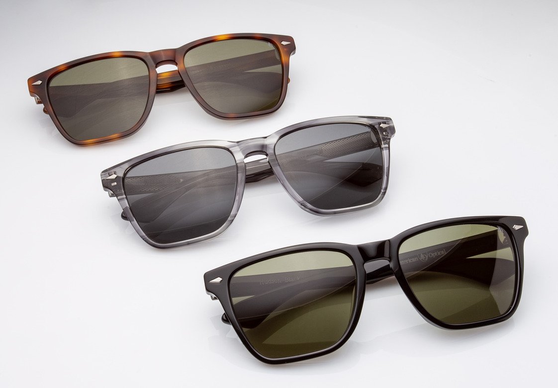 Hudson large acetate sunglasses