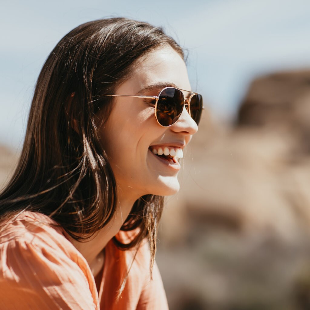 gafas de sol de aviador para mujer